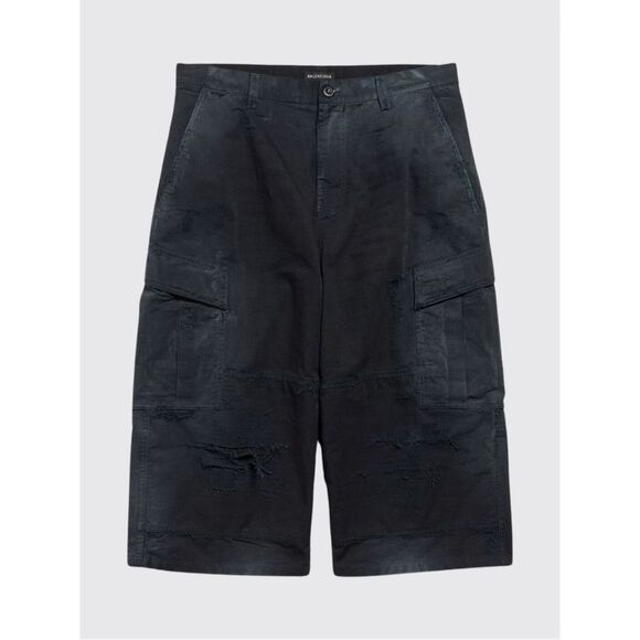 Balenciaga Shorts Men Black